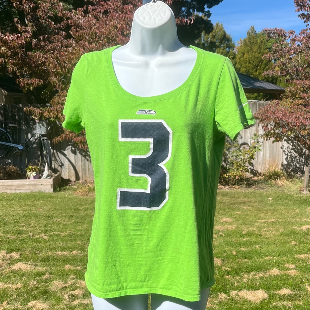 Nike NFL Seattle Seahawks Russell Wilson SS Tee Sz S💙